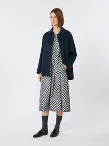 Printed Silk Shirt Dress for Women - Ultramarine - Max Mara UAE