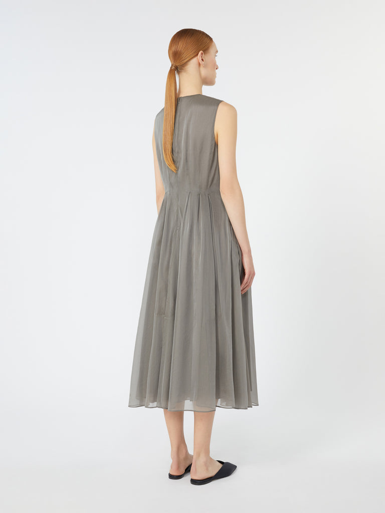 max mara silk-blend organza dress