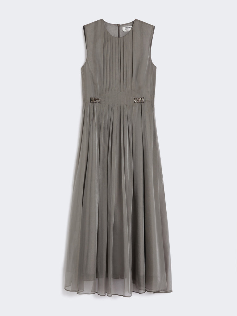 max mara silk-blend organza dress