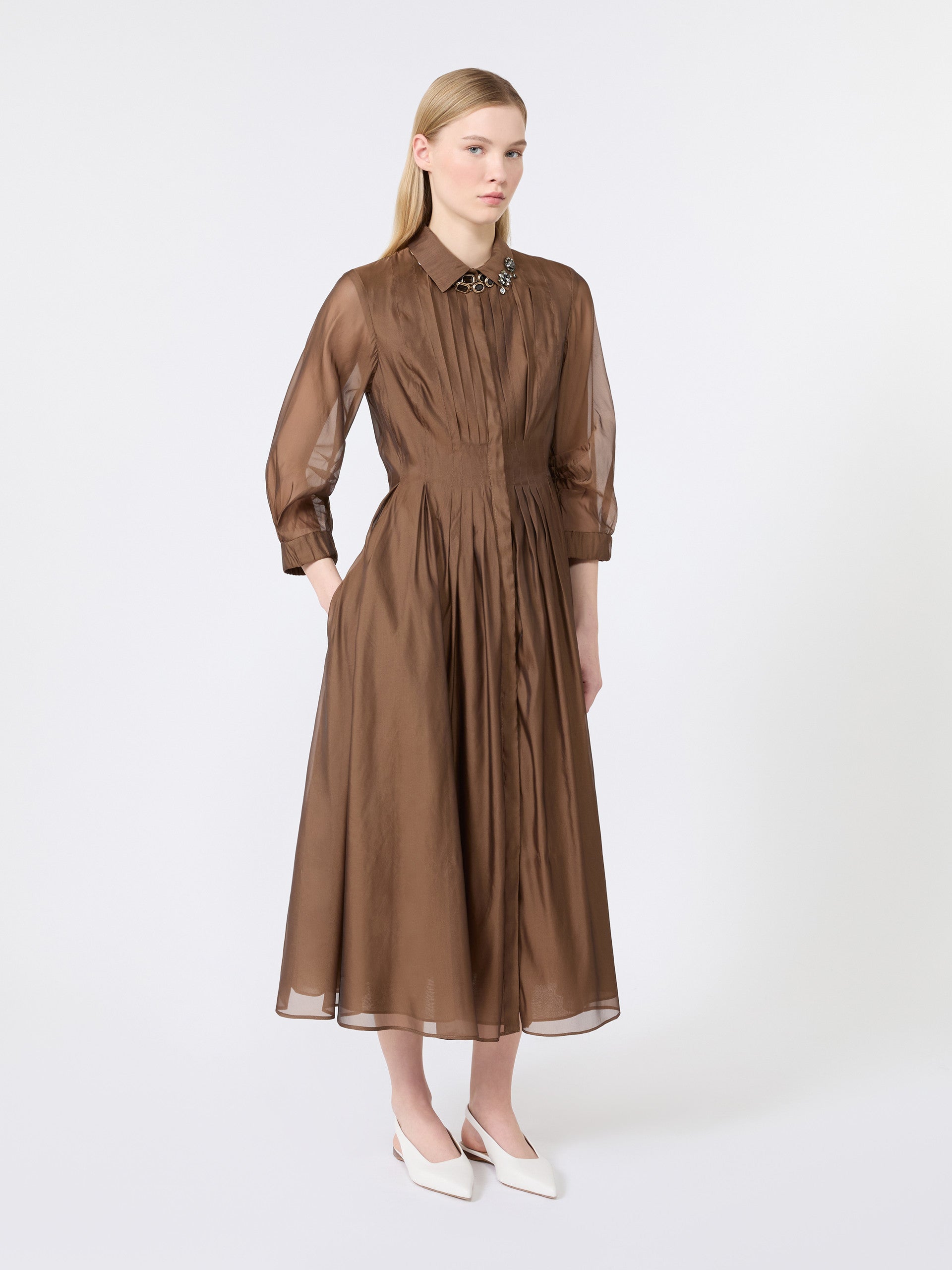 max mara organza shirt dress for women