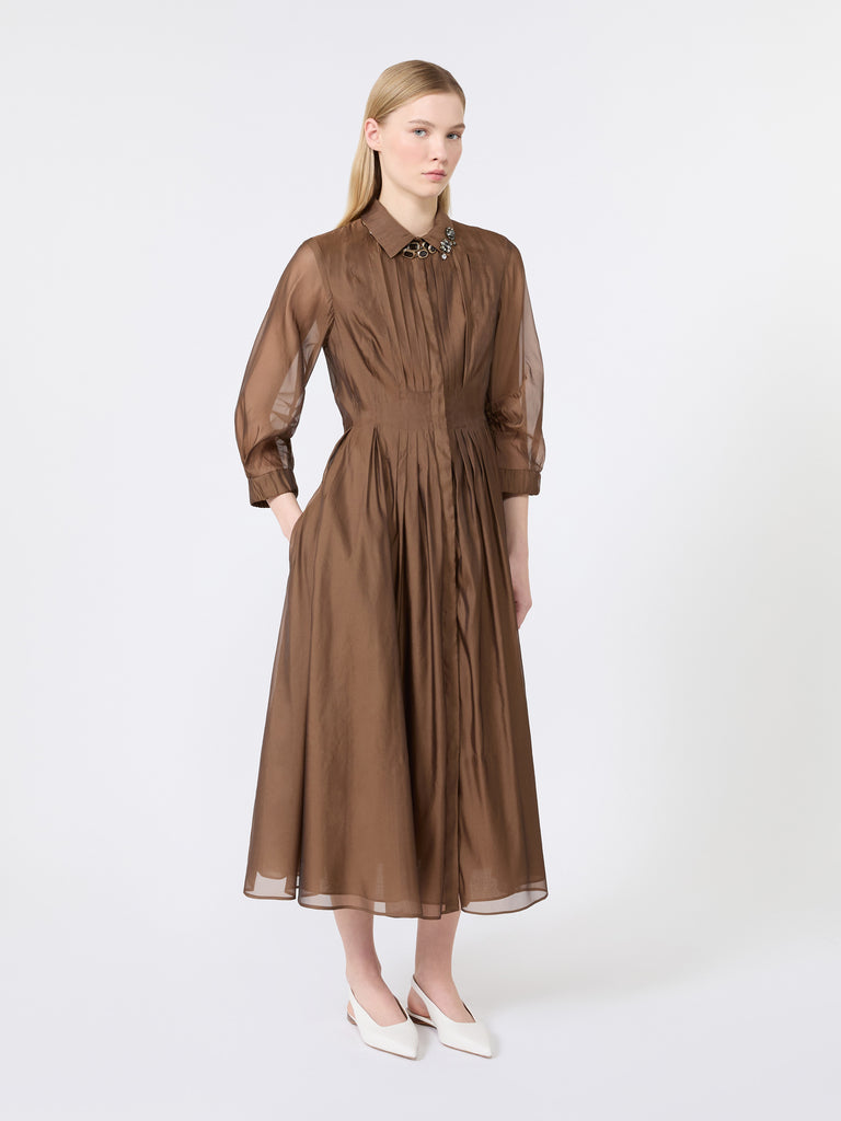 max mara organza shirt dress