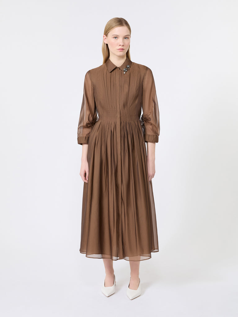 max mara organza shirt dress