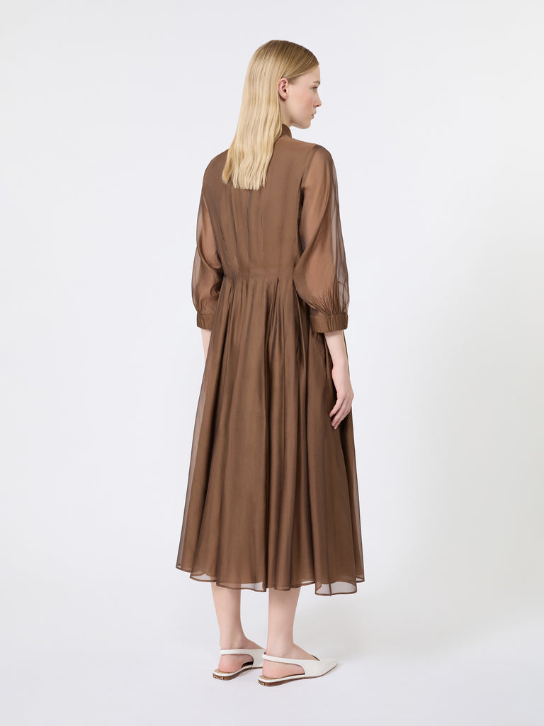 max mara organza shirt dress