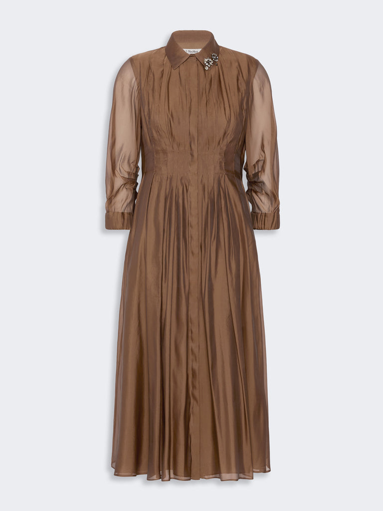 max mara organza shirt dress