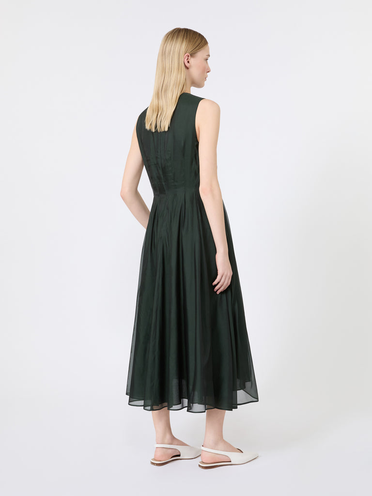 max mara fit-and-flare organza dress