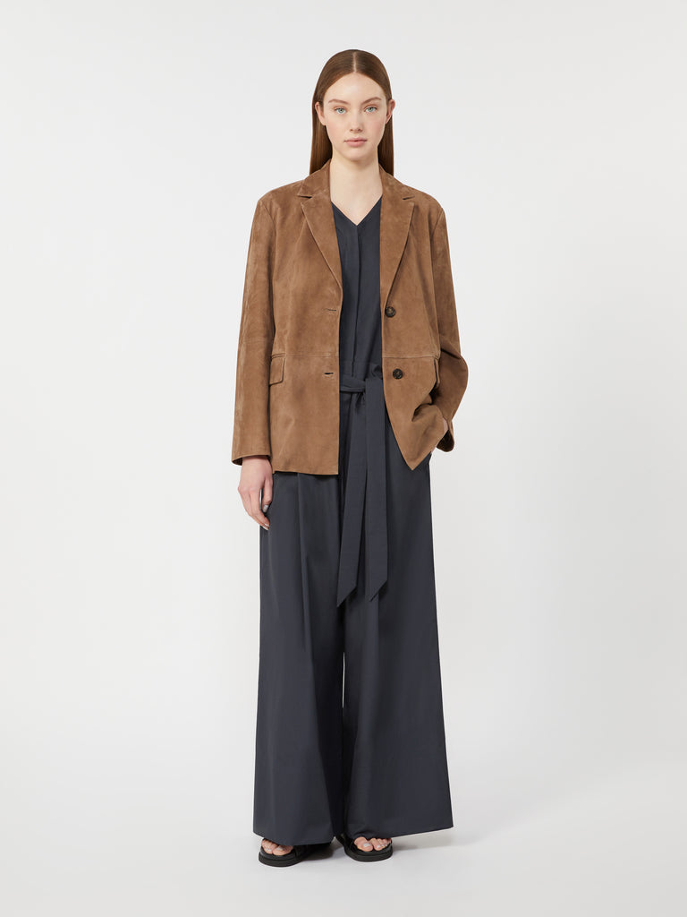 max mara cotton poplin jumpsuit