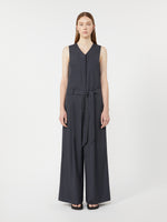 Cotton poplin jumpsuit