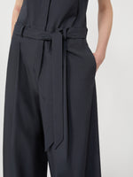 Cotton poplin jumpsuit