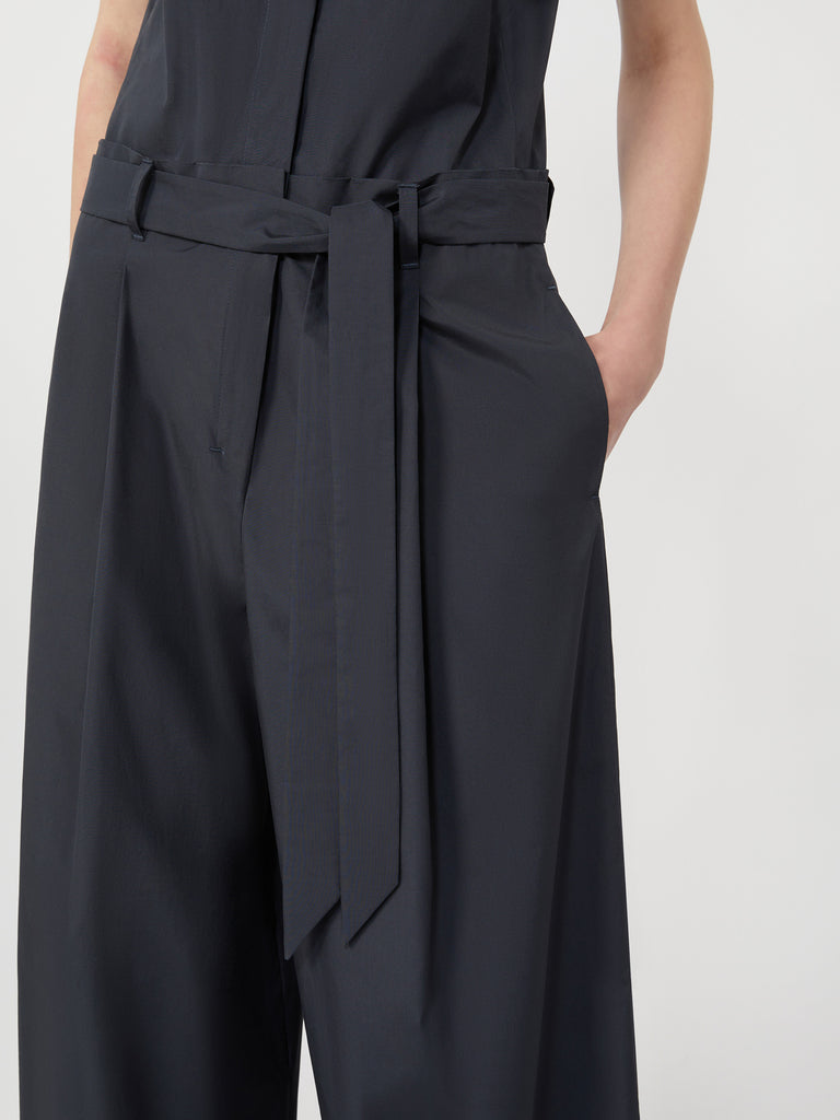max mara cotton poplin jumpsuit