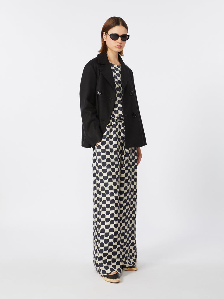 max mara printed silk jumpsuit
