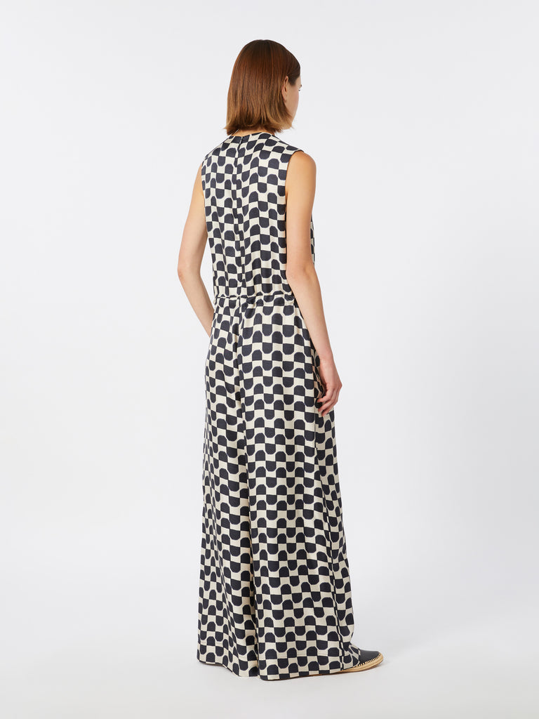max mara printed silk jumpsuit