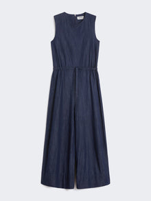Cotton Denim Jumpsuit for Women - Midnightblue - Max Mara UAE