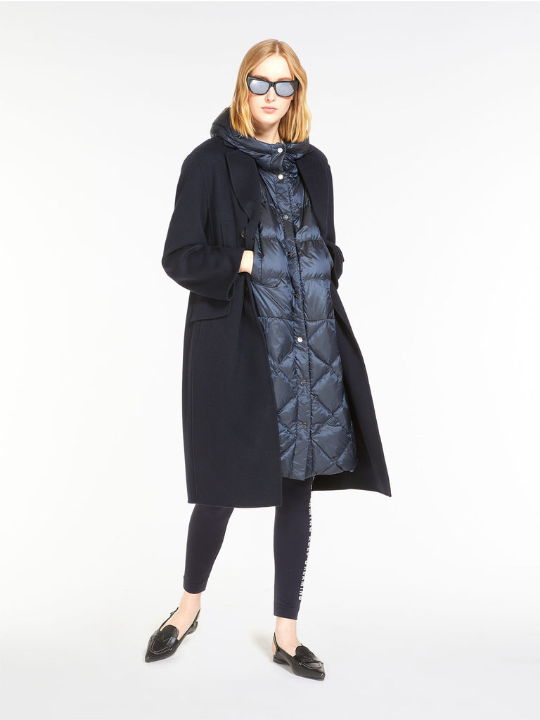 max mara long padded gilet