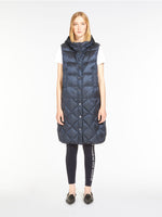 max mara long padded gilet for women