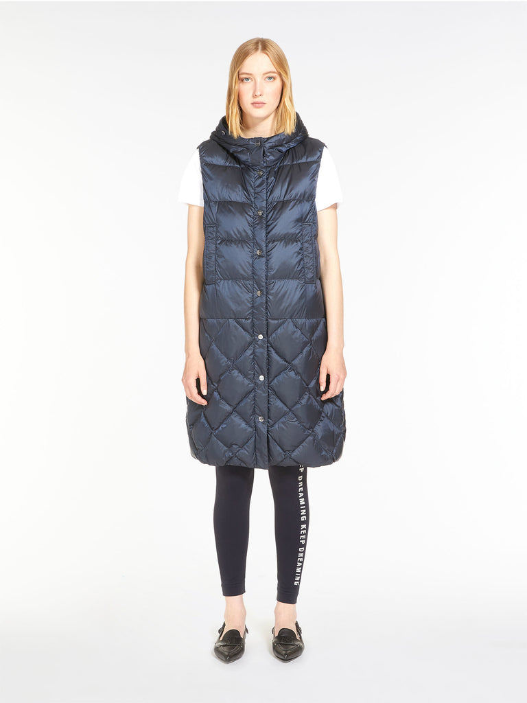 max mara long padded gilet