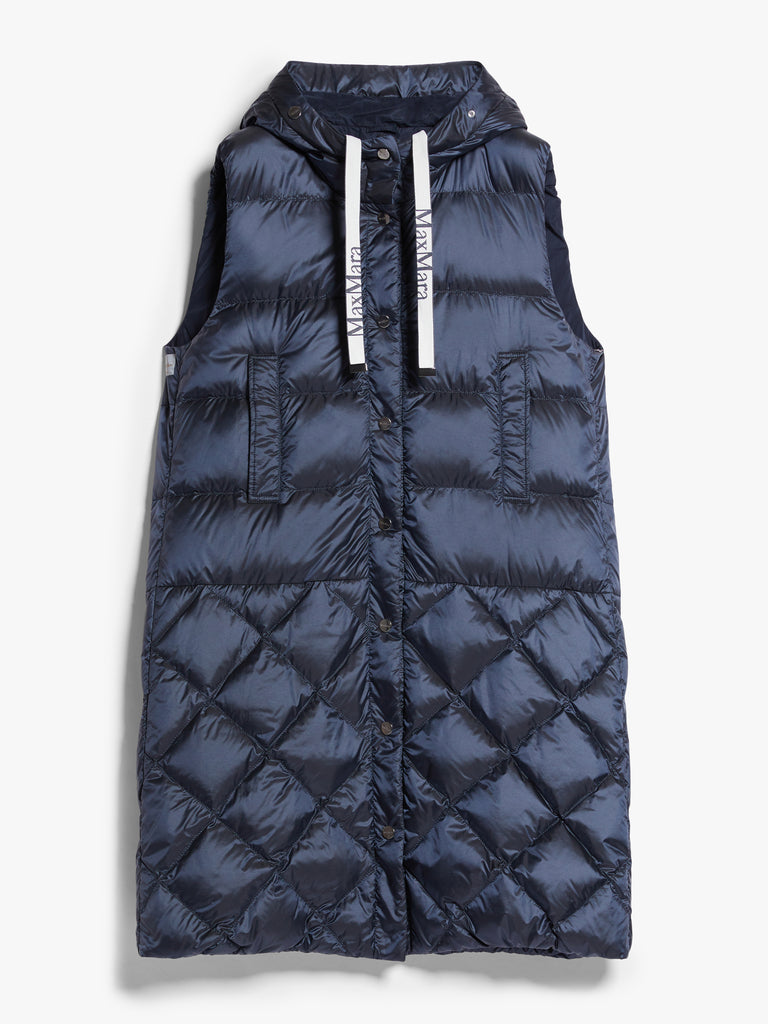 max mara long padded gilet