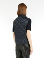 Water-Repellent Canvas Padded Gilet for Women - Ultramarine - Max Mara UAE