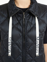 Water-Repellent Canvas Padded Gilet for Women - Ultramarine - Max Mara UAE