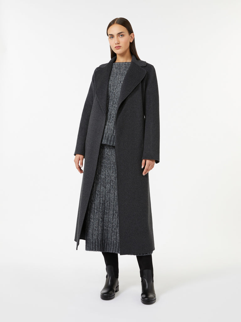 max mara flared alpaca-blend skirt