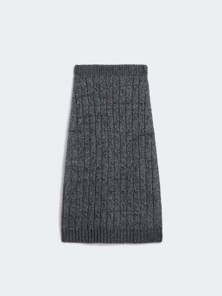 max mara flared alpaca-blend skirt