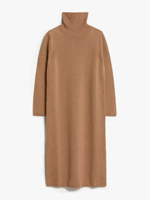 Wool polo-neck dress