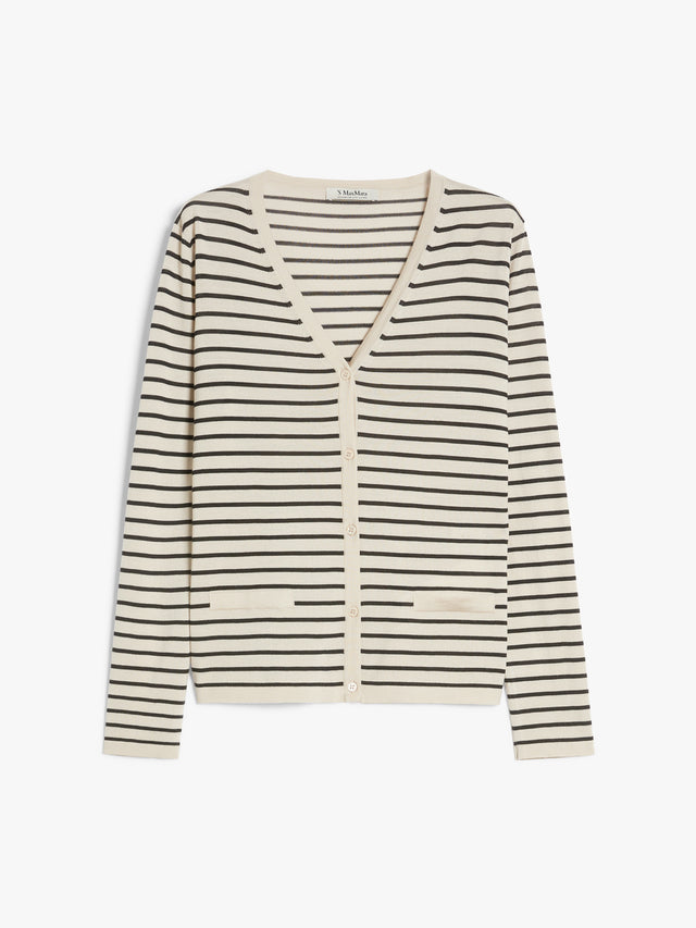 Fine Wool Cardigan for Women - Beige - Max Mara UAE