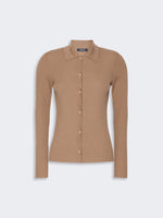 max mara woollen yarn fitted cardigan for women