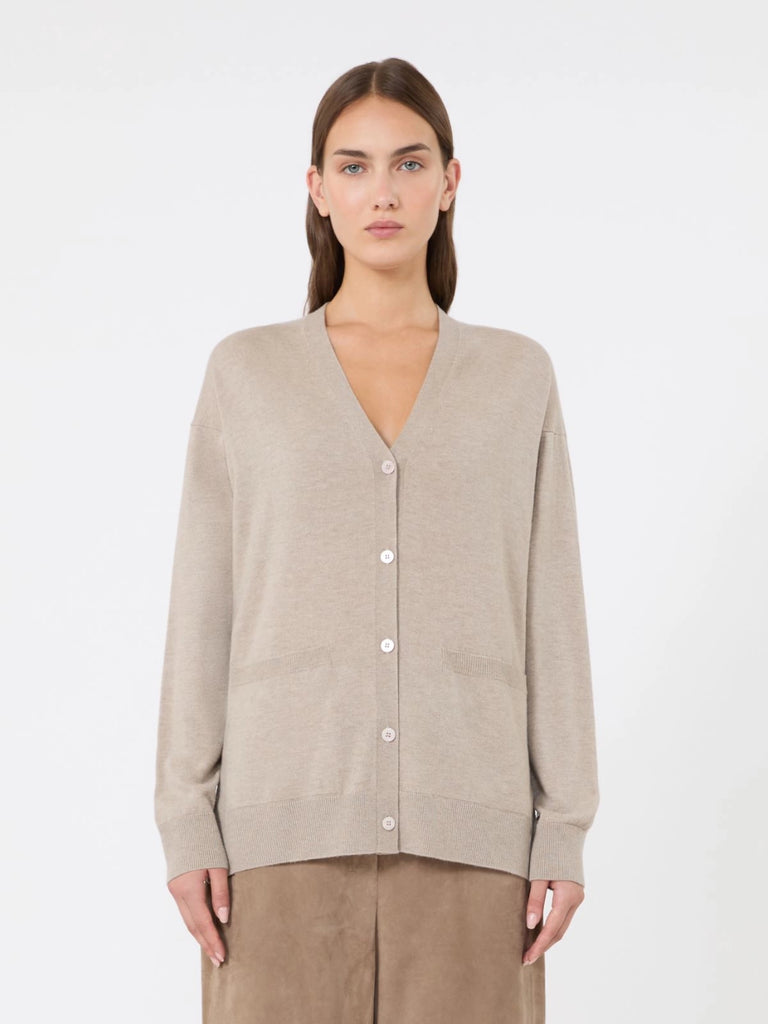 max mara wool yarn cardigan
