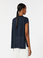 max mara linen yarn waistcoat for women