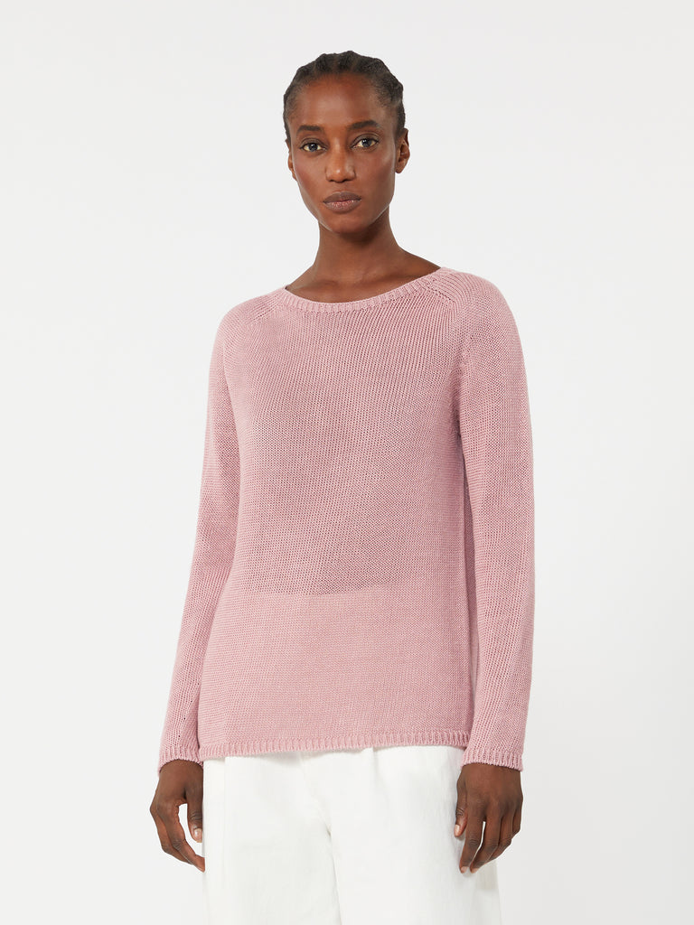 max mara linen yarn basic sweater