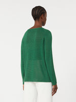 max mara linen yarn basic sweater for women