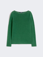 max mara linen yarn basic sweater for women