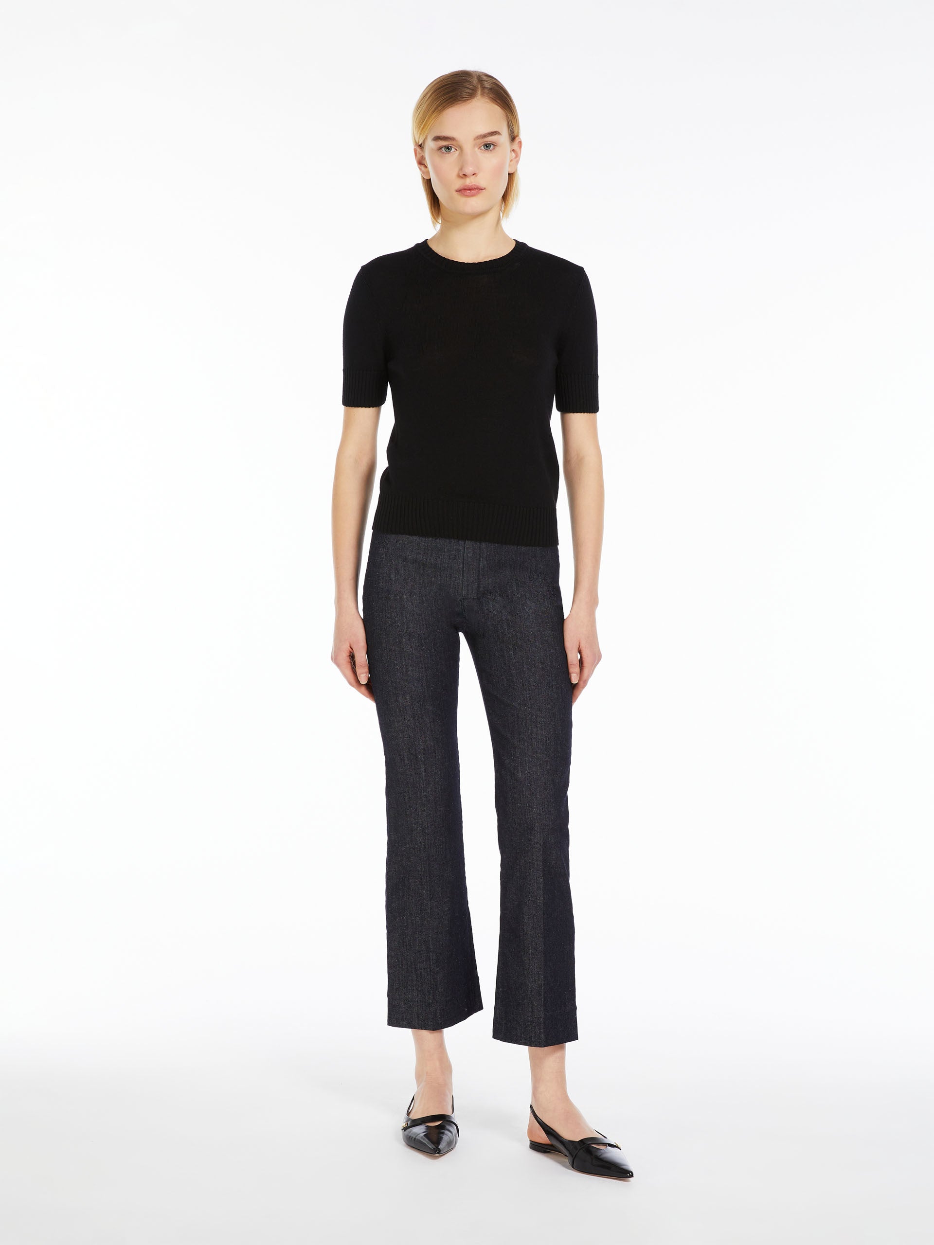 Wool crew-neck sweater