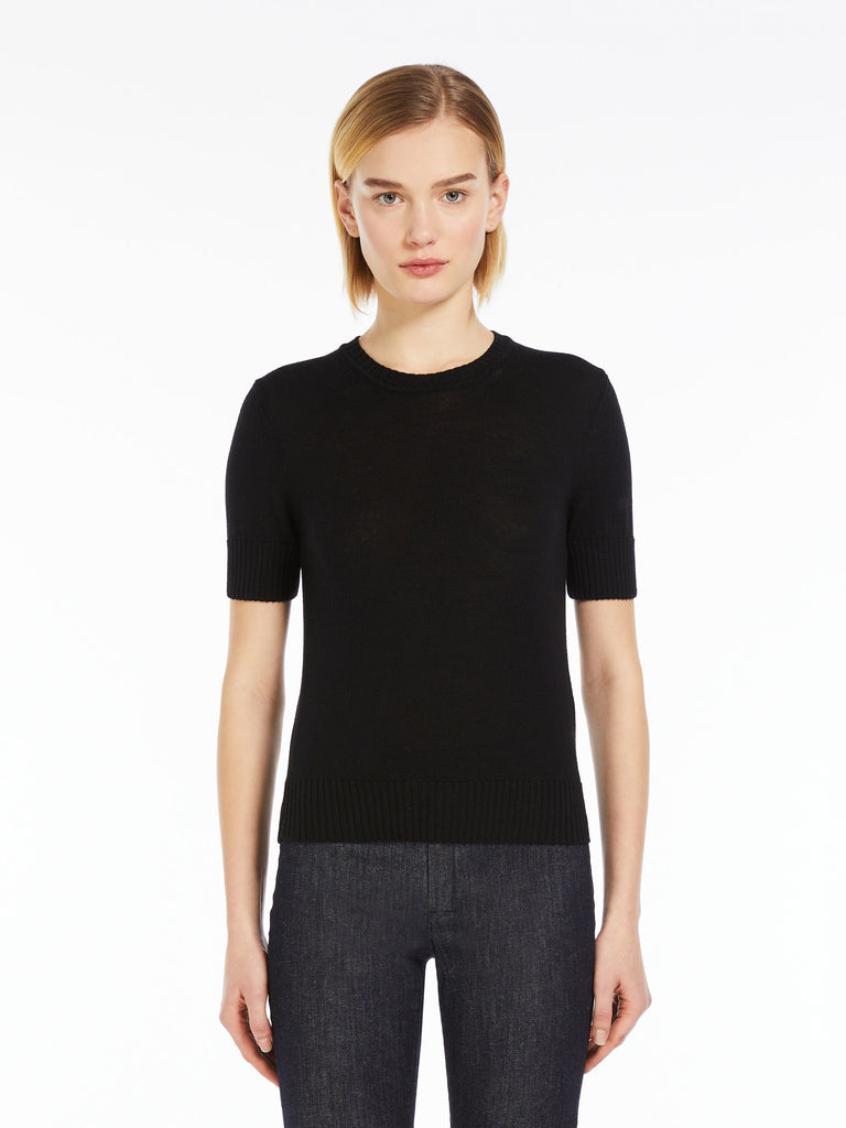 Wool crew-neck sweater