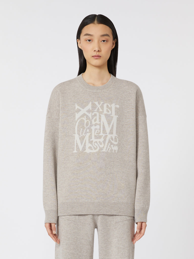 Wool and cashmere crew-neck sweater