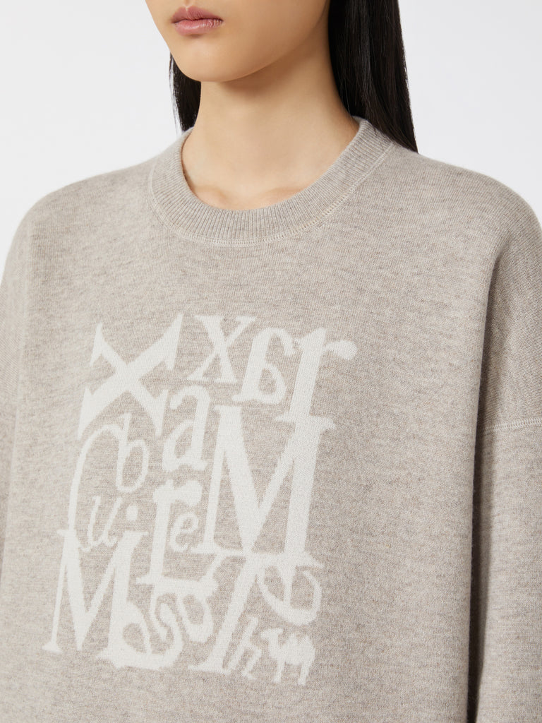Wool and cashmere crew-neck sweater