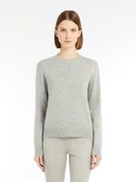 Wool And Cashmere Jumper for Women - Medium Grey - Max Mara UAE