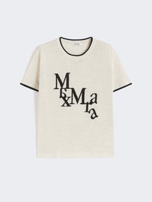 Pure Linen Yarn Sweater for Women - White - Max Mara UAE