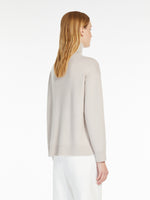 Wool And Cashmere Polo-Neck Sweater for Women - Beige - Max Mara UAE