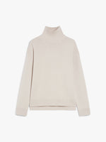 Wool And Cashmere Polo-Neck Sweater for Women - Beige - Max Mara UAE