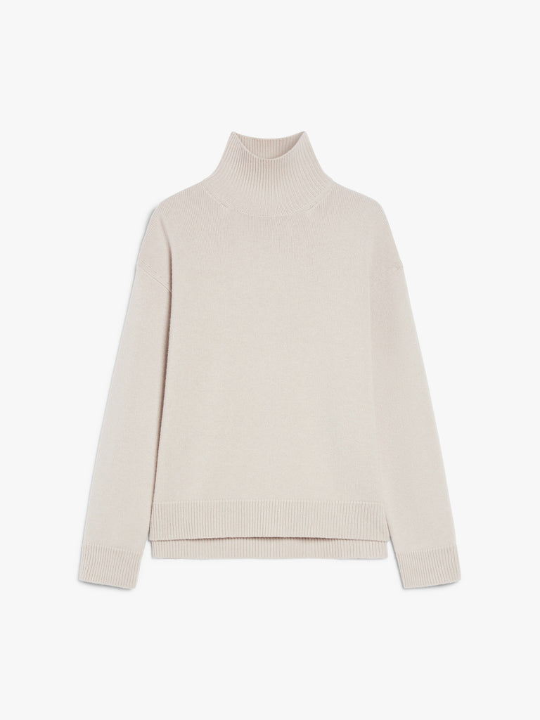 max mara wool and cashmere polo-neck sweater