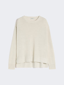 Linen Yarn Sweater for Women - Ivory - Max Mara UAE