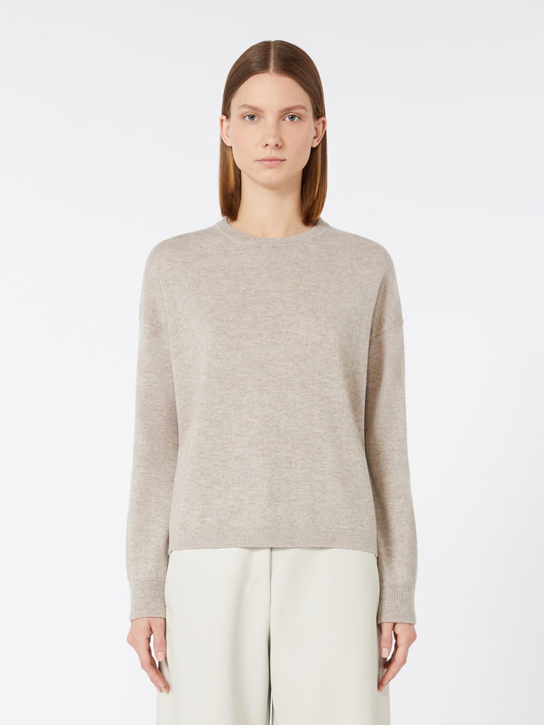 max mara boxy-fit wool and cashmere sweater