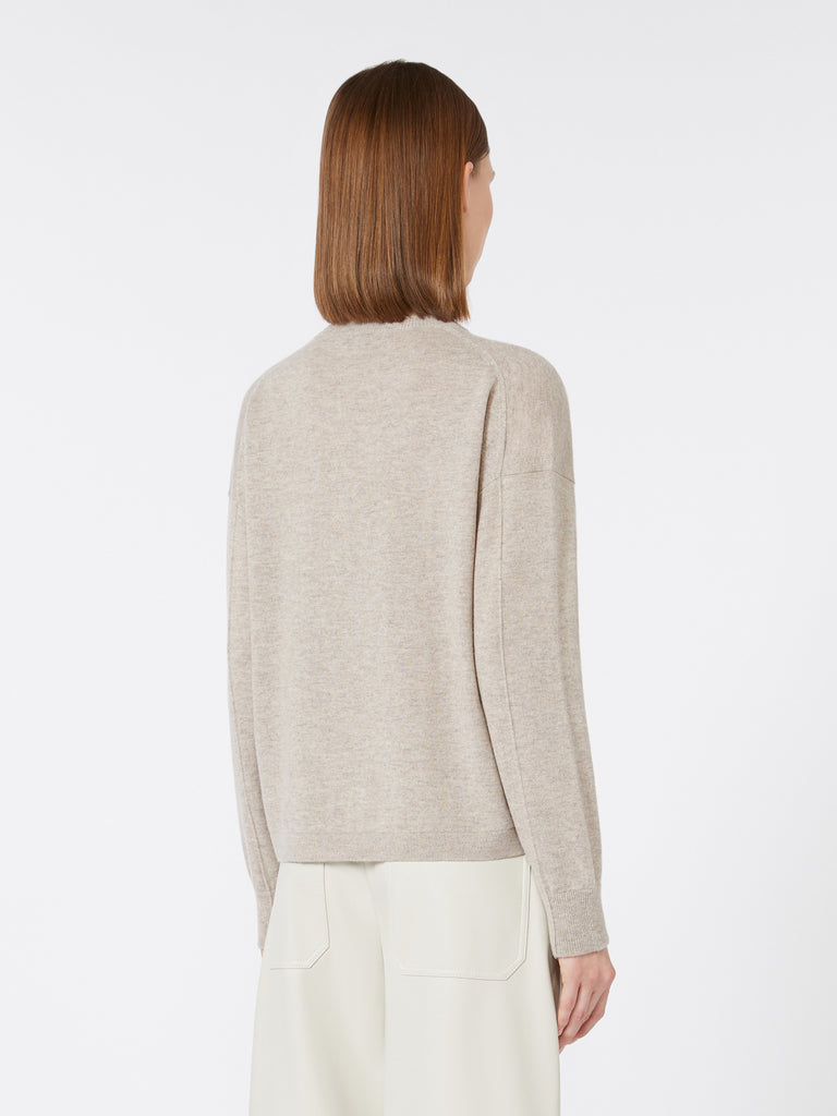max mara boxy-fit wool and cashmere sweater