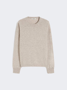 Boxy-Fit Wool And Cashmere Sweater for Women - Beige - Max Mara UAE