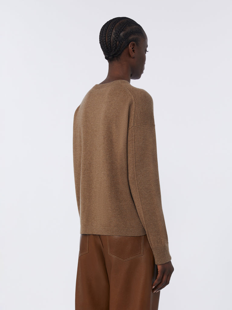 max mara boxy-fit wool and cashmere sweater