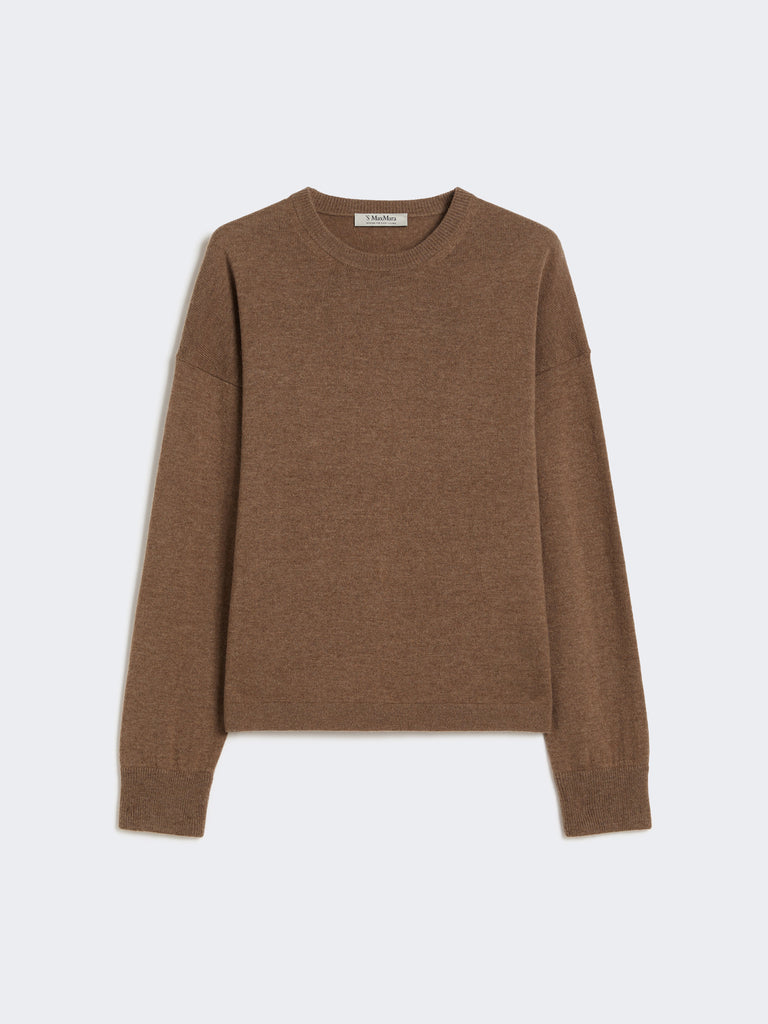 max mara boxy-fit wool and cashmere sweater
