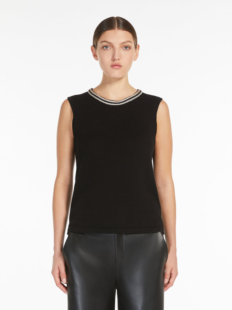 max mara cotton yarn top