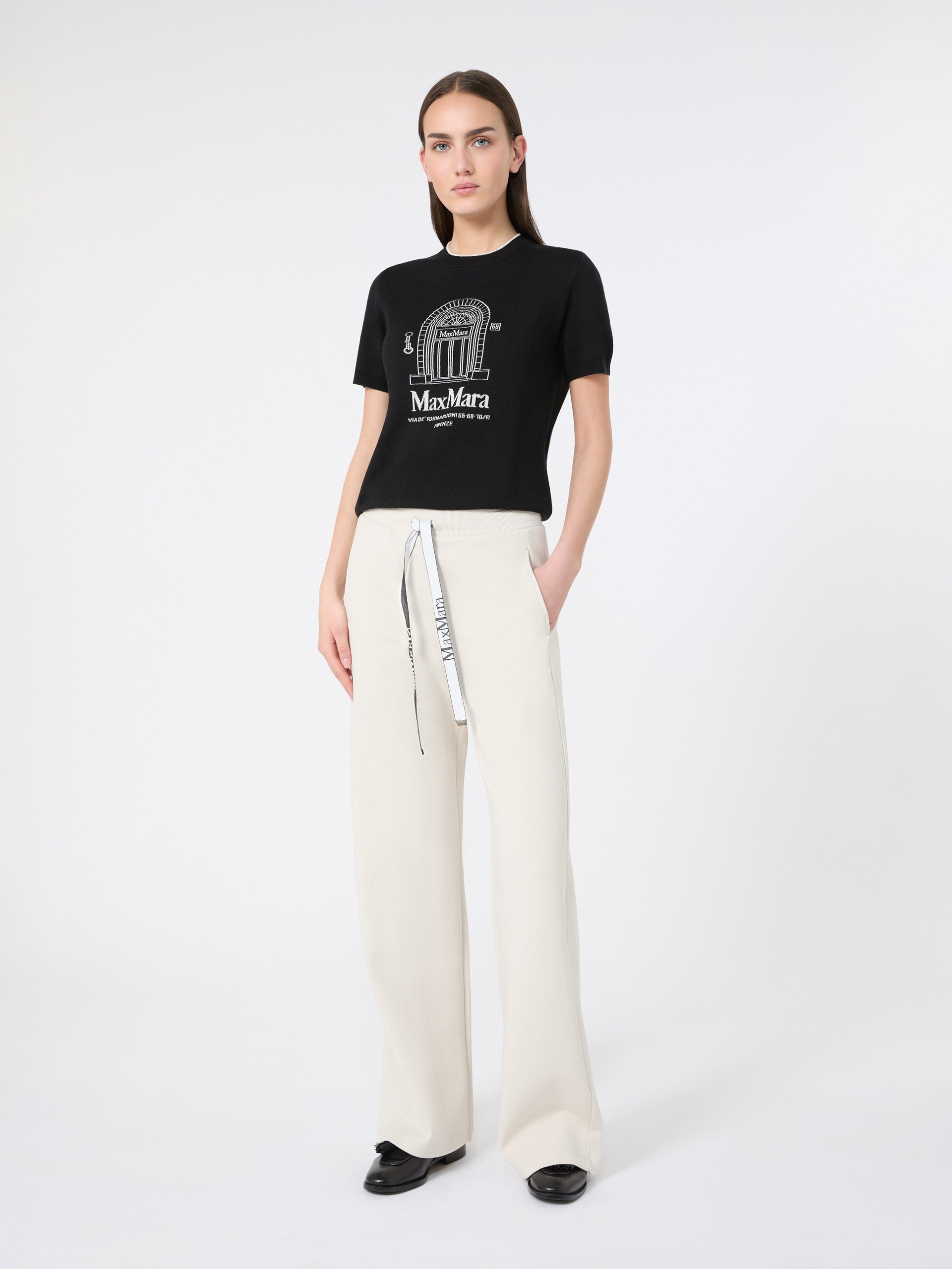 max mara wool yarn t-shirt for women