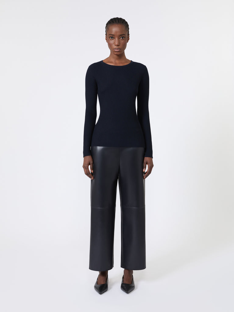 max mara ribbed woollen yarn jumper